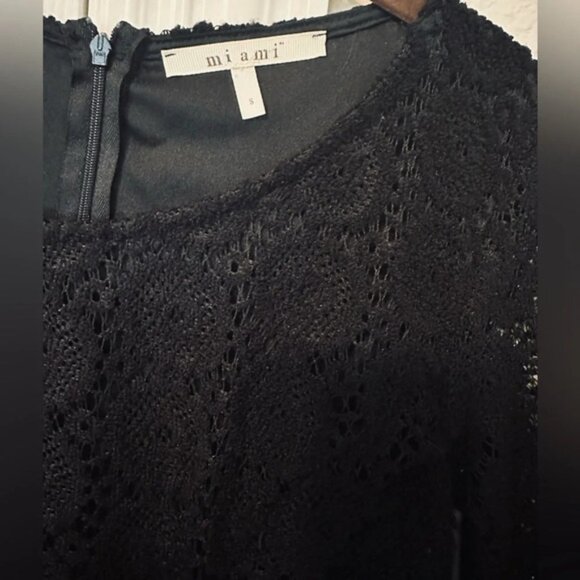 Miami Bohemian Style Dress with lace top Sz S - Picture 3 of 6